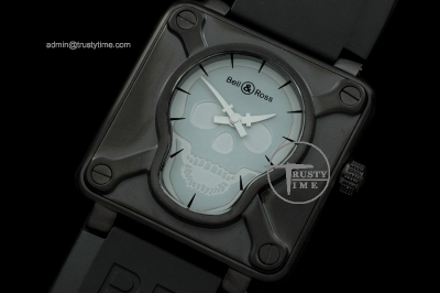 BR049A - BR-01 Airborne PVD/RU Light Blue Japanese Quartz