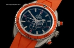 OMG0103C - Planet Ocean 45.5 Chrono SS/RU Org/Bez/Org 7750 Mod