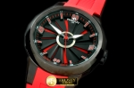 PER018B - Turbine XL PVD/RU Black/Red Jap Quartz