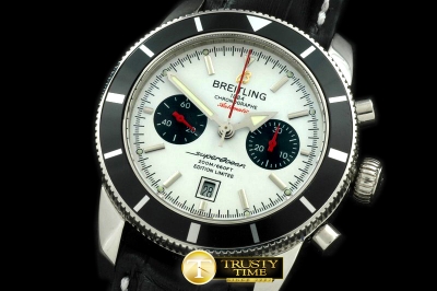 BSW0154C - Superocean 2010 Heritage Chrono SS/RU White A-7750