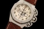 AP0062A - T3 Royal Oak Chrono SS/LE White - New Asia 7750