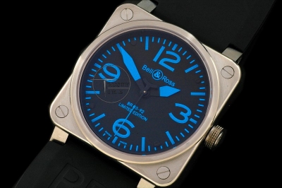 BR026 - Instrument 03-92 SS Black/Blue 42mm - Swiss ETA 2824