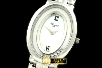 CH095 - Happy Spirit Oval SS/SS White Jap Quartz