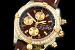 BSW0213F - Chronomat Evo SS/LE Brown Sticks A-7750 28800bph