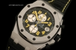 AP0085B - Royal Oak Chronograph SS/LE Blk/Yel A-7750 Sec@12