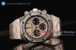 Audemars Piguet - Royal Oak Chronograph SS/SS White/Blue Dial Miyota OS20 Quartz