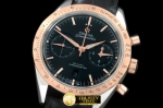 OMG0357B - Speedmaster Moon Watch SS/RG/LE Black Stick A-7750