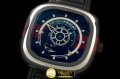 SF009 - SevenFriday P1-1 PVD/SS/LE Black Jap Miyota