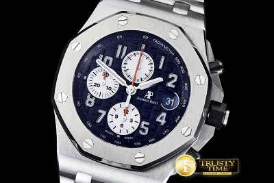 AP0374A - AP Royal Oak Chrono 26470 SS/SS Blue A3126 - Noob