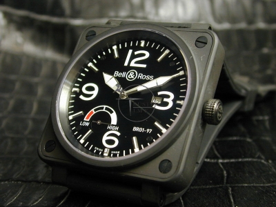 BR015 - Bell Ross 46MM PVD PR 01-97 - Asian Auto w/PR