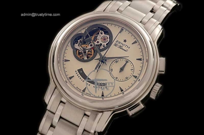 ZEN004C - El Primero Open Chrono SS/SS White Venus 75 H/W Chrono