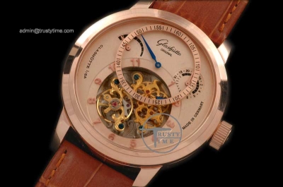 GL0008A - Panaomatic Regulator Tourbillon RG/LE R-Gold Asia 21J