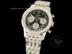 BSW0018C - TT Navitimer Black Dial Working Chrono - New A7750