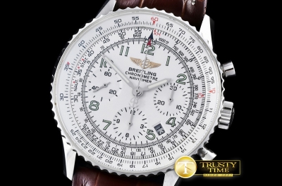 BSW0311A - Navitimer SS/LE White Num A-7750