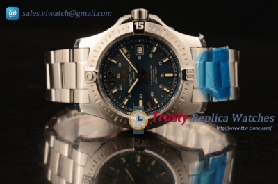 Breitling Colt SS/SS Blue Swiss ETA 2824 Auto